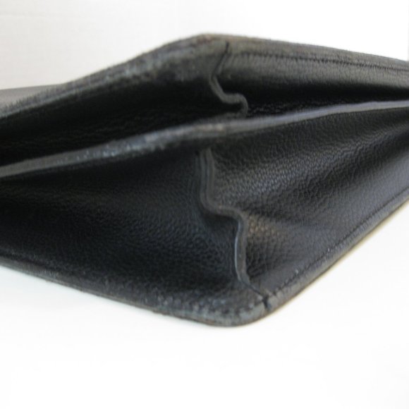 *Authentic* Bally Bags l Men's Classic Briefcase Genuine Leather Pebbled Black - Picture 12 of 16